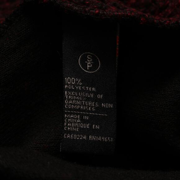 Buffalo David Bitton Textured Crewneck Sweater Heather Red Black Pullover Size S - Picture 10 of 12